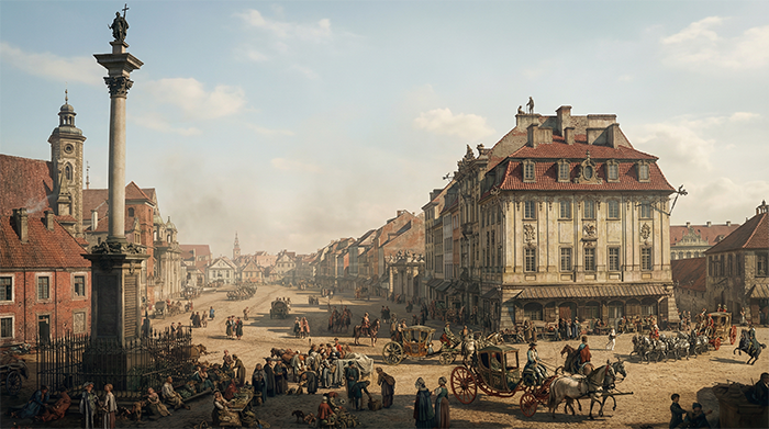 Warszawa na obrazach Canaletta